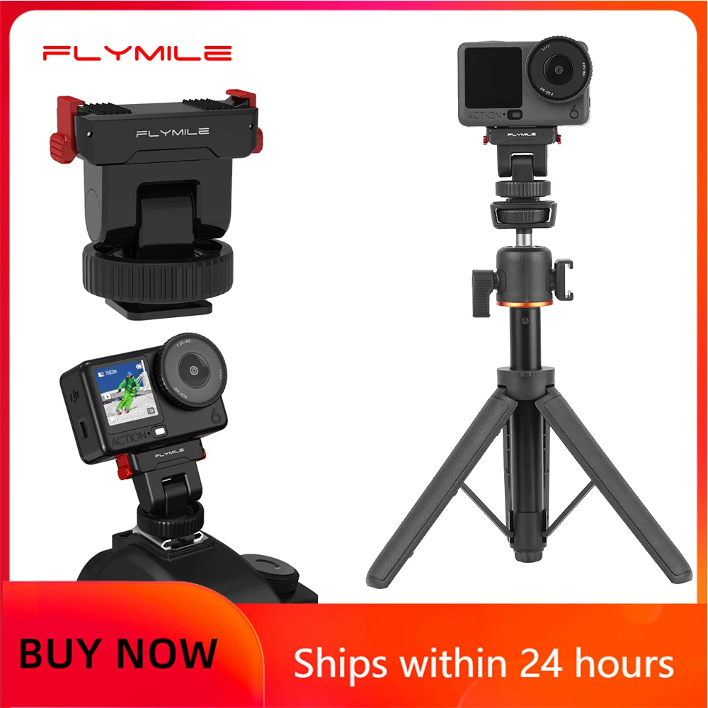 Flymile Action 6 Schnellwechsel-Magnetadapterhalterung Verstellbare Gimbal-Basis Videoaufnahme-Zubehör für DJI Action 6