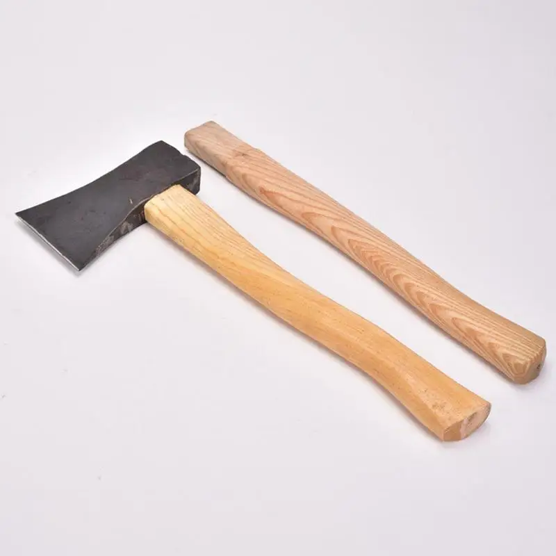 Mango de hacha para el hogar, martillo de reemplazo de madera, Mango De hacha duradero curvo largo, suministros de hacha de jardín de granja
