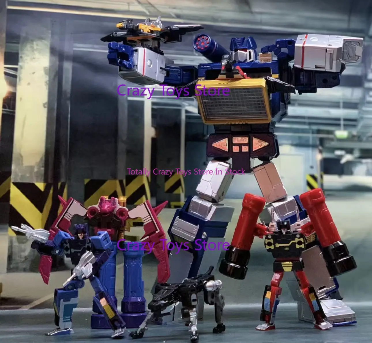 

Фигурка-робот G1 Transformation THF THF-01J Soundwave Tape Corps One Tape Walkman MasterPiece KO MP13