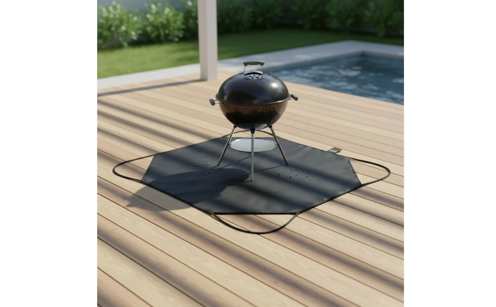 Fire Retardant Blanket Portable Handle Fireproof Cloth Fireproof Mat Reusable Outdoor Gear Tear-Resistant for Travel