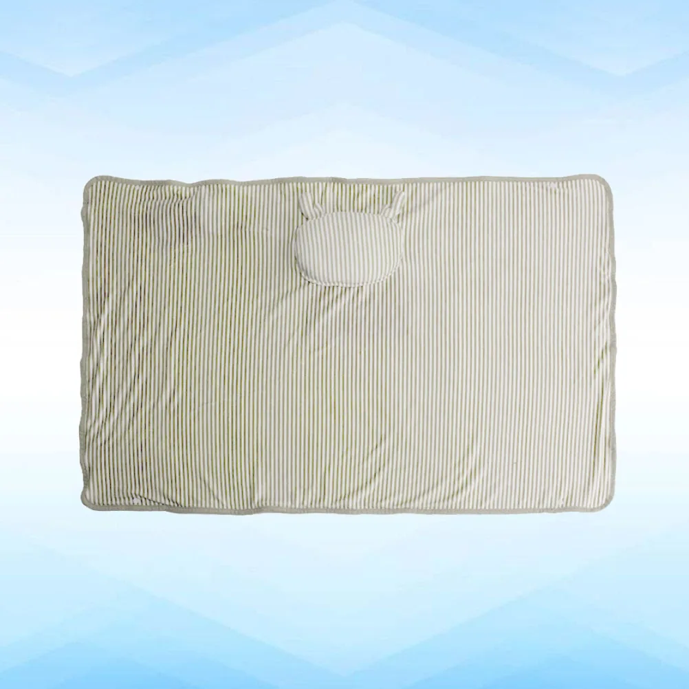 

72X115Cm Usb Electric Heating Blanket For Winter Warmth Fast Heat Car Home Office Sofa Grey Cat Stripe Heated Blanket