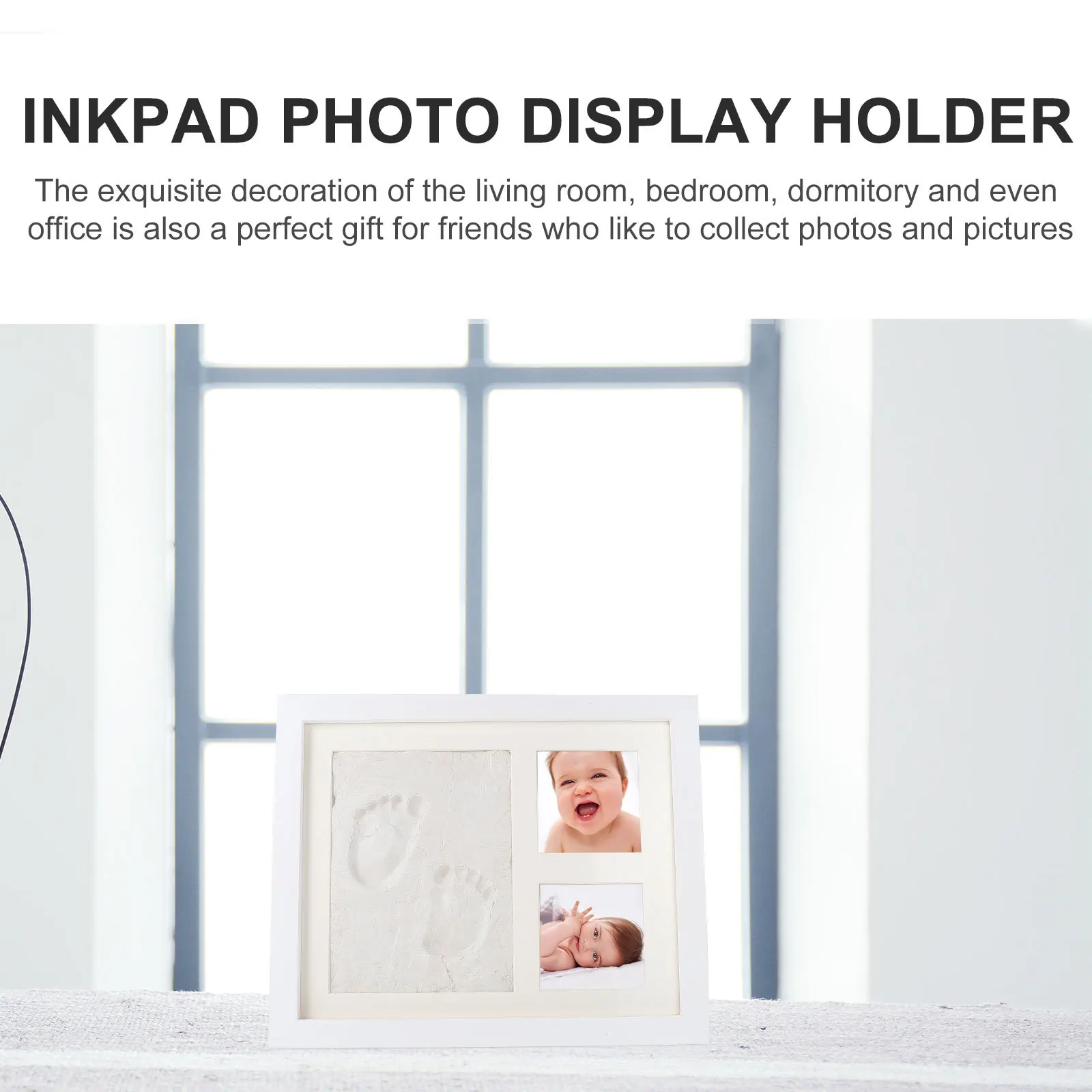 

1Set DIY Hand Imprint Photo Holder Creative Photo Frame Display Desktop Home Decoration Picture Container Home Adornment