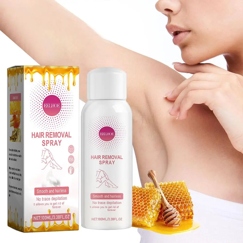 100ml Painless Hair Removal Spray Armpit Legs Arms Depilatory Private Hair Inhibitor Areas Inhibitor Growth X5Z5