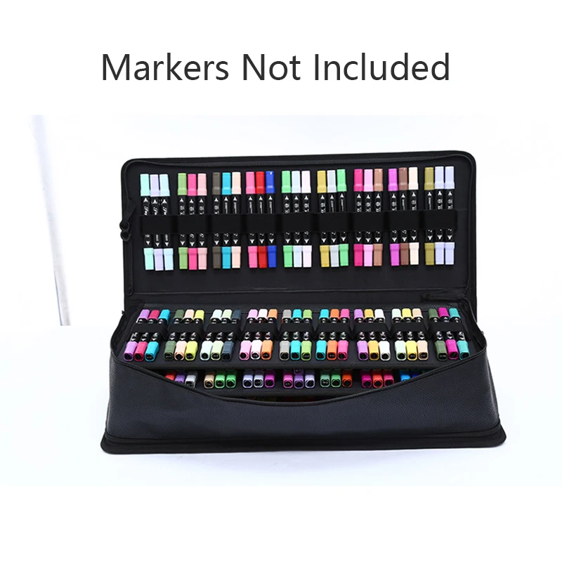 New 216 Slots Marker Pen Case Markers Carrying Bag Holder for Marker and Art Sketch Marker Paint Marker