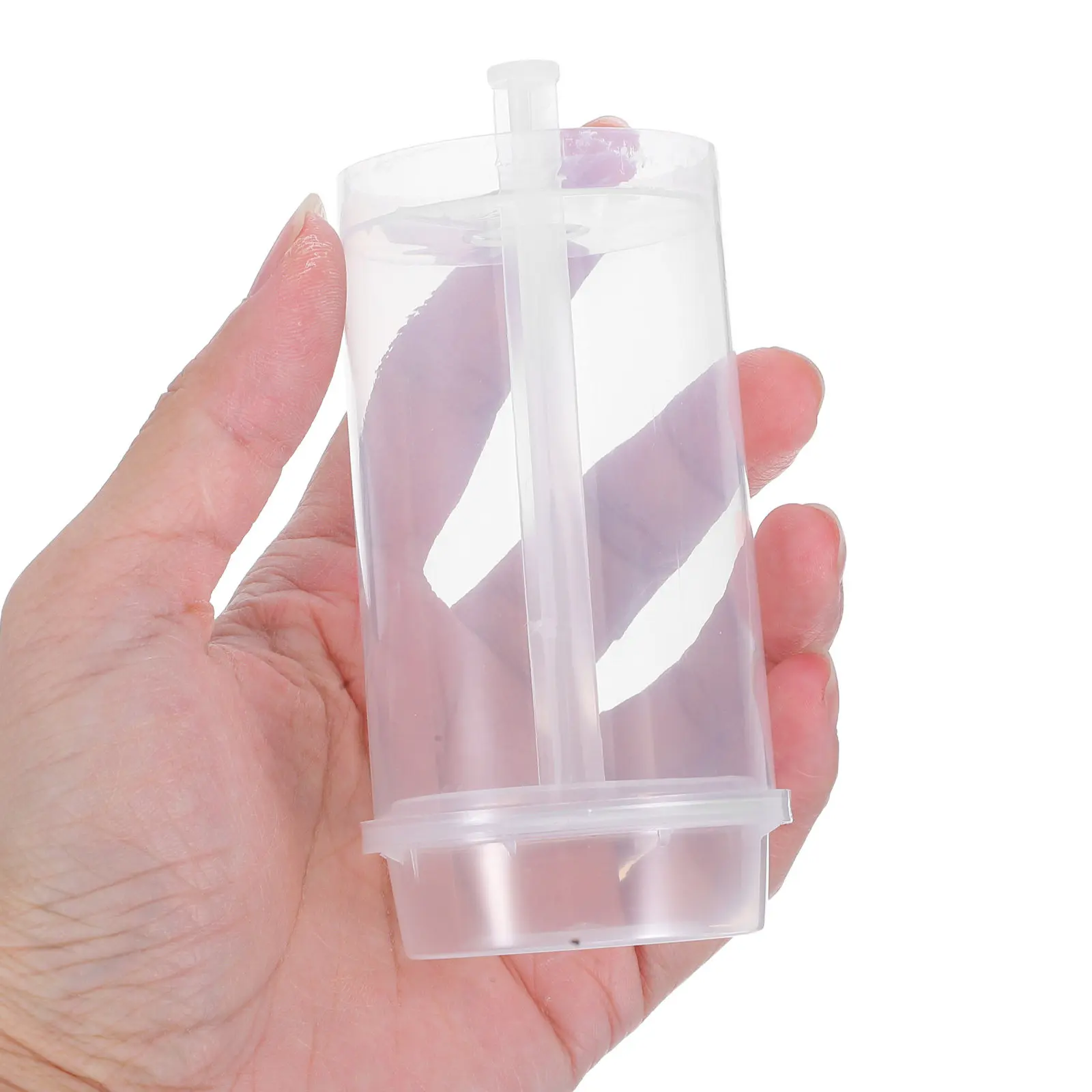 30Pcs Baking Mold Cake Push Up Holders PP Leakproof Round Shape DIY Cake Containers for Jelly Ice Cream Push Pops
