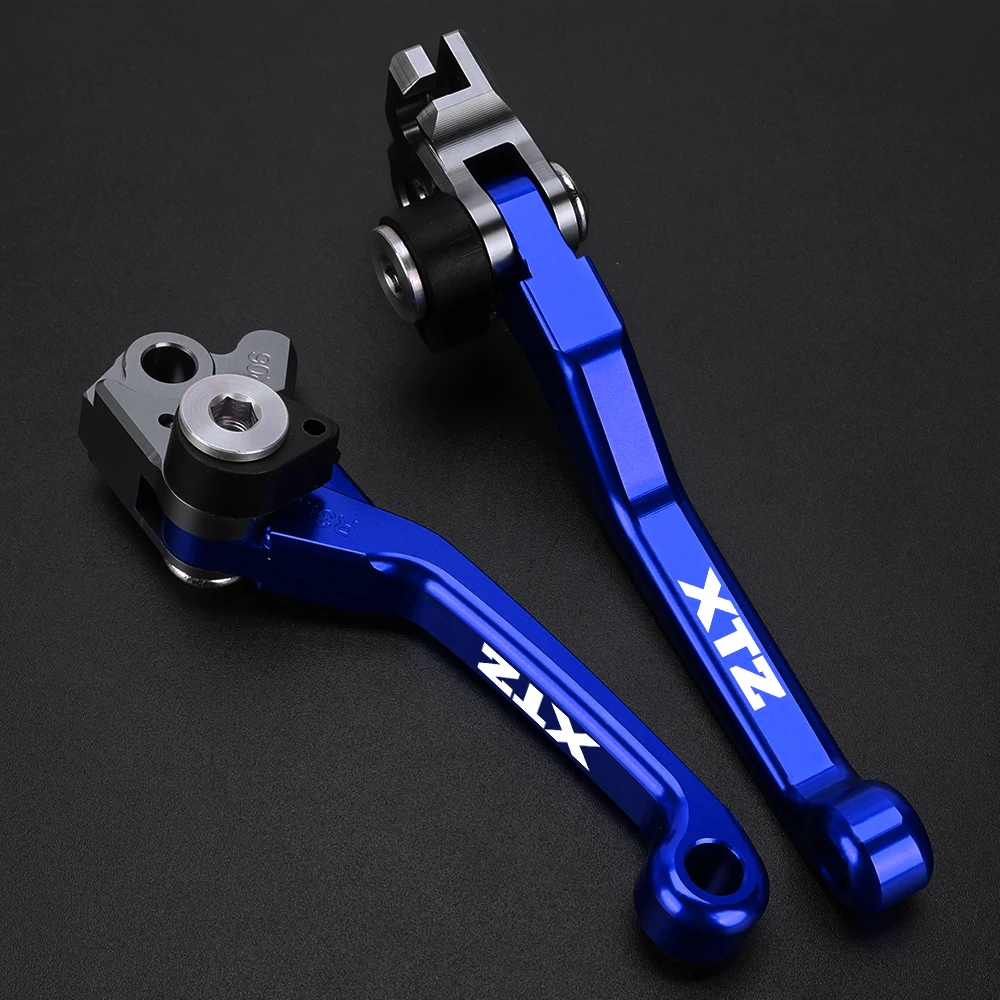 

For yamaha XT225 XT250 XT250X XTZ250 XTZ125 XT 225 250 XTZ 250 125 Motocross CNC Aluminum Motorcycle Pivot Brake Clutch Levers