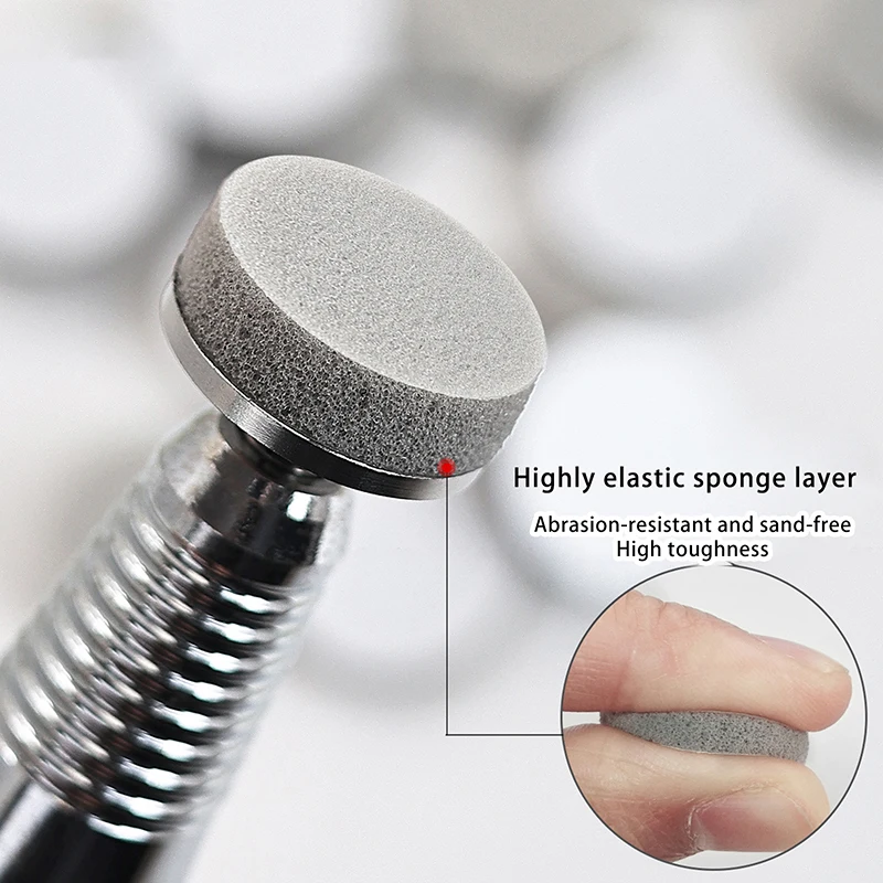 50pcs Nail Buffing Disc 20mm Polishing SandPieces For Quick Polishing Nails Manicure Tool Accessories Nail Kit Professional Set
