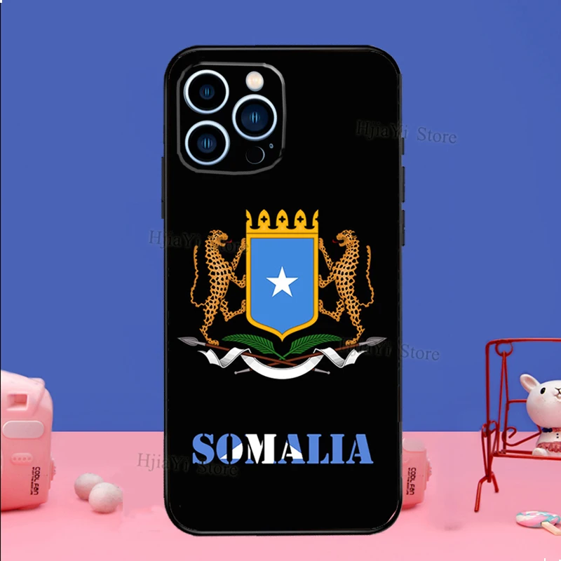 Somali Somalia National Flag Phone Case For iPhone 16 15 11 12 13 14 Pro Max Mini X XS XR Plus SE2 Funda Coque Capa Cover