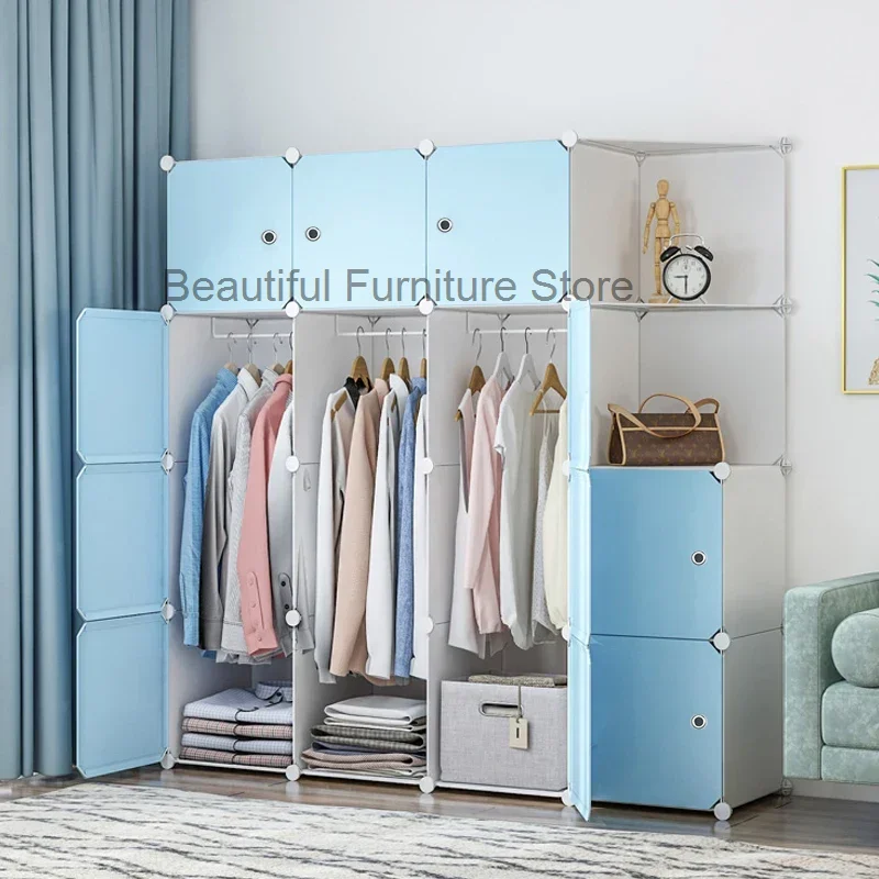 Living Room Wardrobe Storage Clothes Organizer Bedroom Closet Partitions Filing Foldable Cube Display Armario Home Furniture