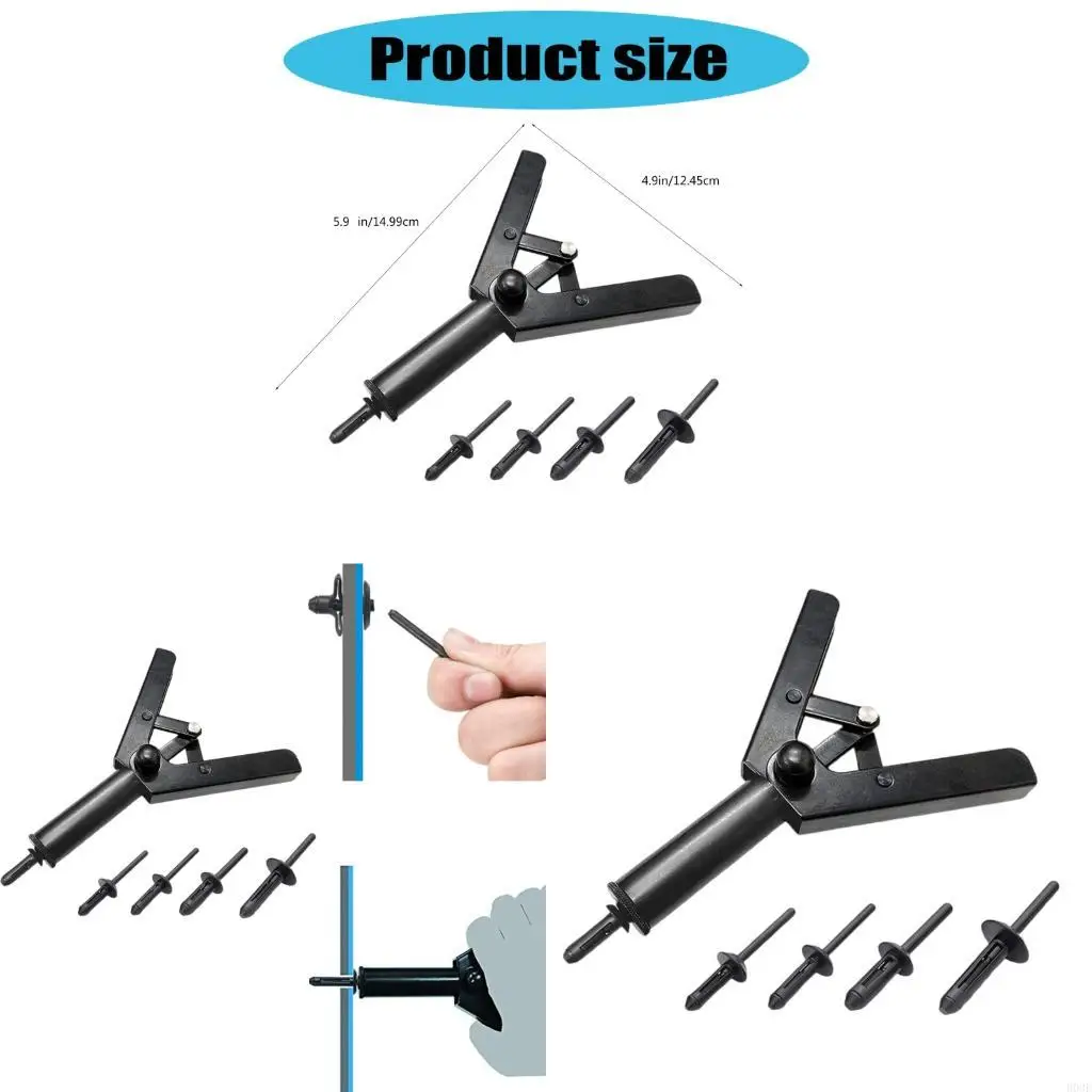 

41PEECES Plastic Riveter Comtun