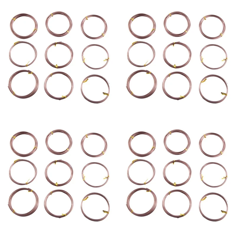 

LLCS-36 Rolls Bonsai Wires Anodized Aluminum Bonsai Training Wire With 3 Sizes (1.0 Mm,1.5 Mm,2.0 Mm)(Brown)