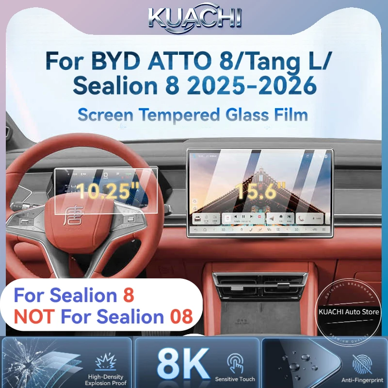 For BYD ATTO 8/Tang L/ Sealion 8 2025-2026 Screen Protector 15.6