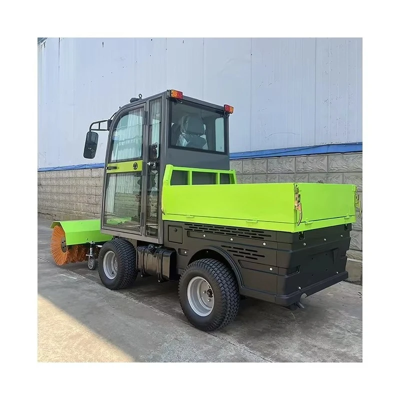 Self Propelled Snow Sweeper Machine With Rotary Brush For Municipal Streets Industrial Roads Parking Areas And Snow Removal