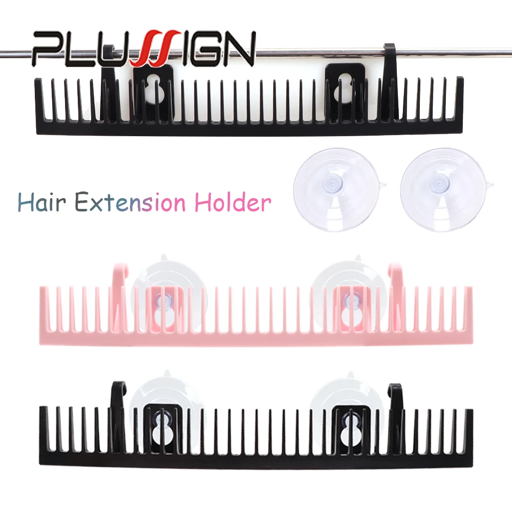 

Hair Extension Holder To Securely Hold While You Wash, Style & Store Wigs Organizer Rack Storage Wig Holder With 2 Suction Cups