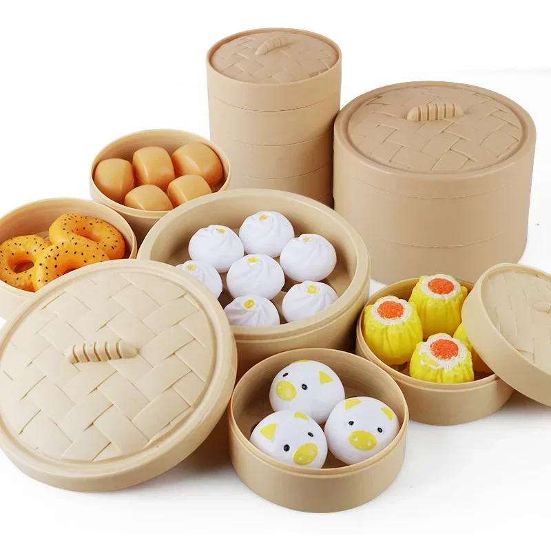 

88pcs/set High Quality Simulate bread bun egg fritters hamburger fries kids kitchen toy set Play house Interactive Toy baby gift