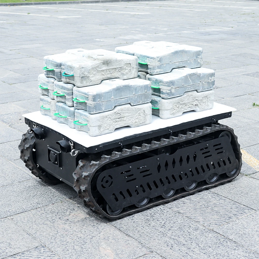 Robot chassis  rubber track for construction machine agriculture machine/ Rubber track system TINS-12E