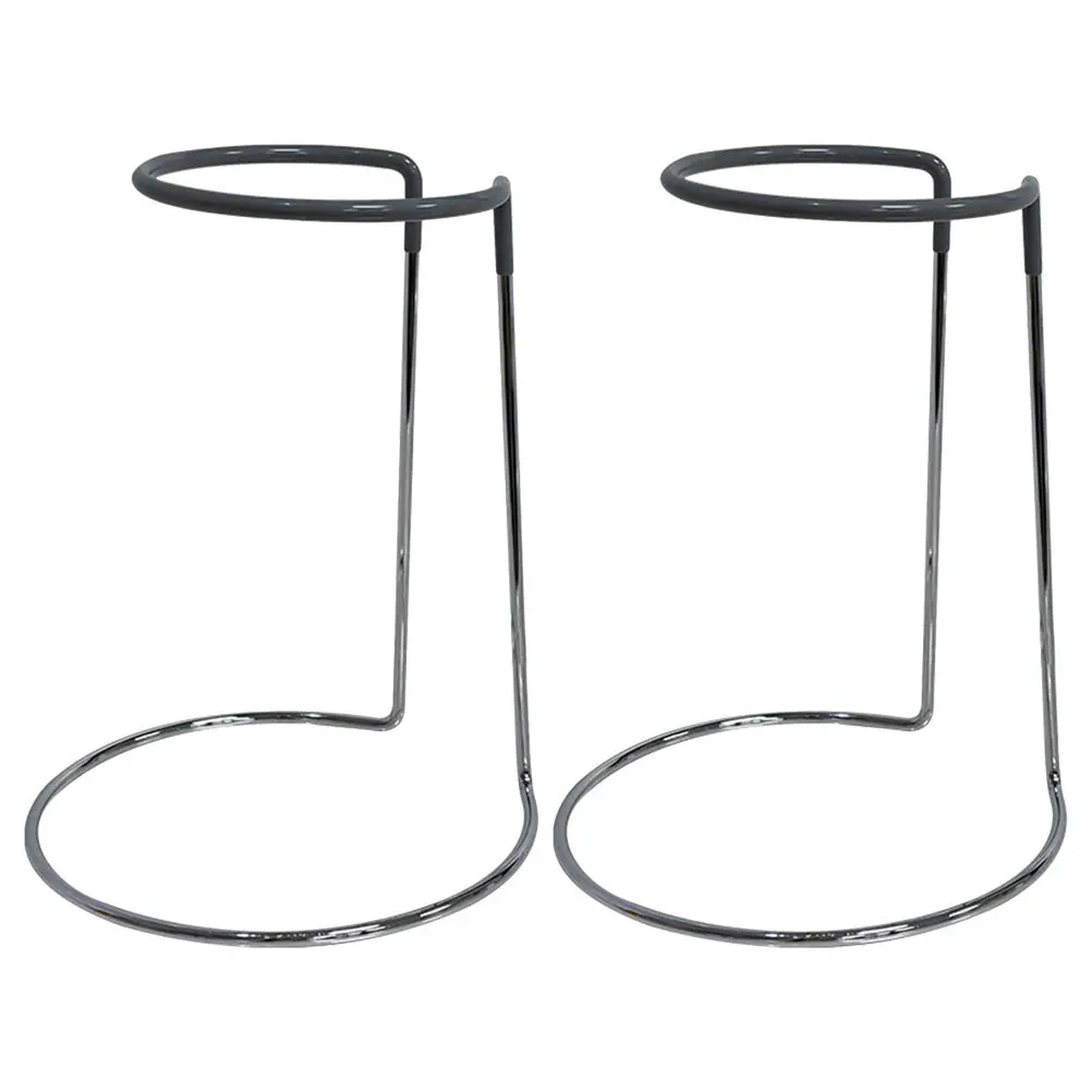 2Pcs Wine Glass Holder Metal Hanging Rack Kitchen Stemware Storage Organizer Under Cabinet Display Wine Glass Rack