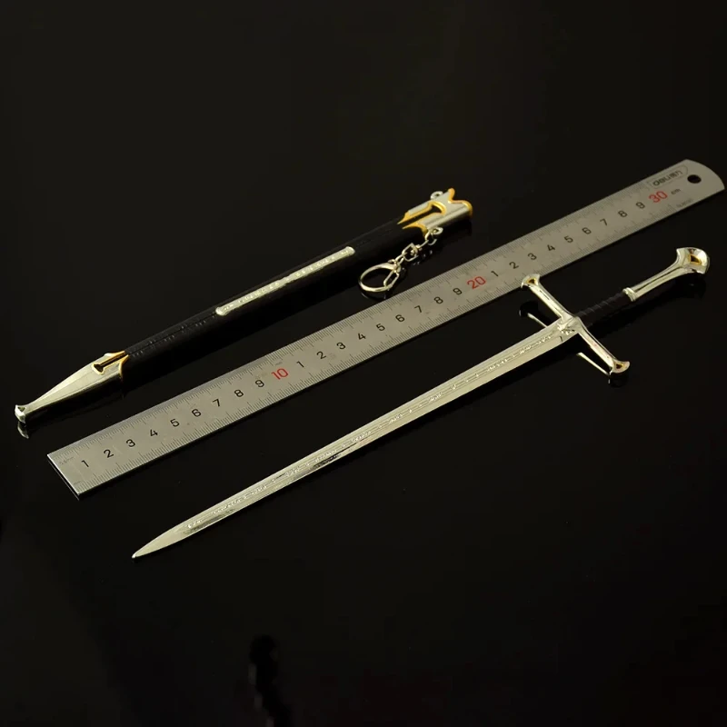 30 cm/11.81in Narthil épée arme Aragorn Gondor médiéval terre moyenne métal Katana arme modèle samouraï épée artisanat jouets cadeau