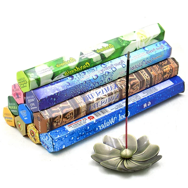 Indian Incense Sticks Assorted Scents Lavender Sage Yoga Meditation Relaxation Atmosphere Fragrant Sticks for Home Aroma