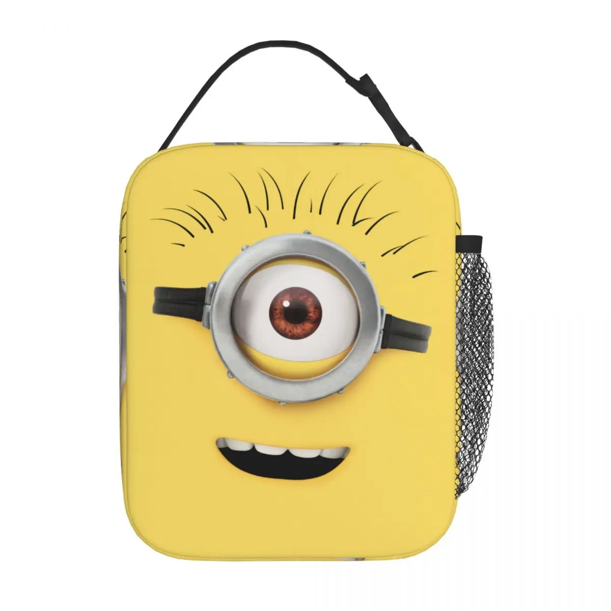 Minions Carl Face Insulated Lunch Bag Cooler Bag  Meal Container Leakproof Lunch Box Tote Bento Pouch Beach Outdoor