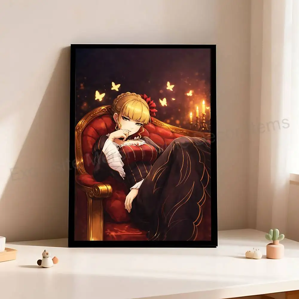 U-Umineko no Naku Koro ni Beatrice Poster Waterproof HD Wall Art Decal Self-Adhesive Aesthetic Decor For Home Living