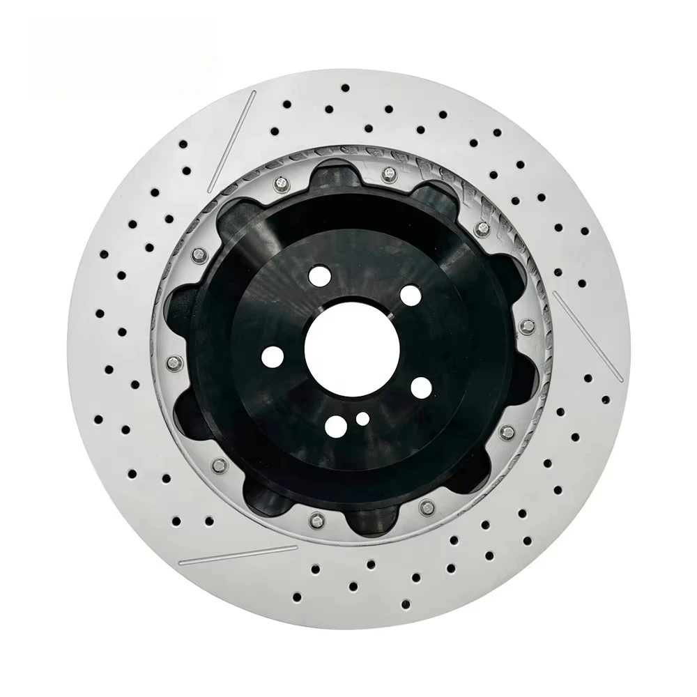 2 Piece Break Disk 360mm 370mm 375mm 400mm Front A2224232012 Floating Brake Disc Rotor Kit For Mercedes Benz Gt S