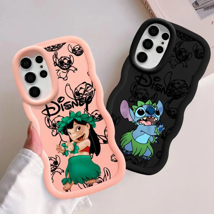 الكرتون ديزني غرزة لينة غطاء الهاتف حقيبة لهاتف سامسونج غالاكسي S20 FE S23 زائد S24 S22 الترا S25 S24 + S25 + S21