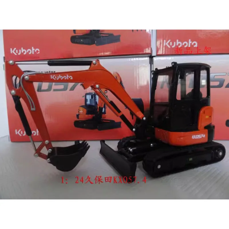 Diecast 1:24 Scale Kubota KX057.4/U40-6 Excavator Alloy