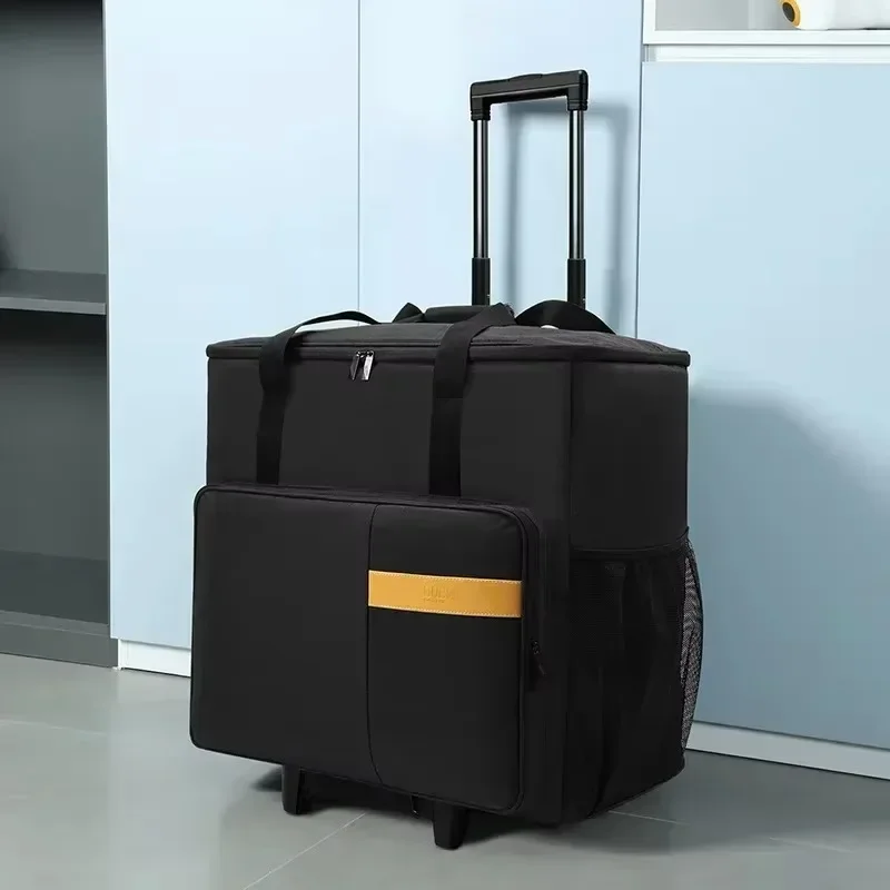 

Multiuse Desktop Computer Wide Body Host Trolley Case 27 Inches Monitor Storage Bag Black Office Storage