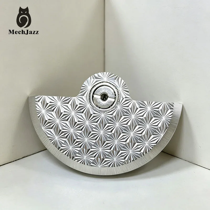 2026 New Sunburst Pattern Rotor, Automatic Oscillating Weight Compatible with NH Series Movements, Mechanical Watch Mod Parts