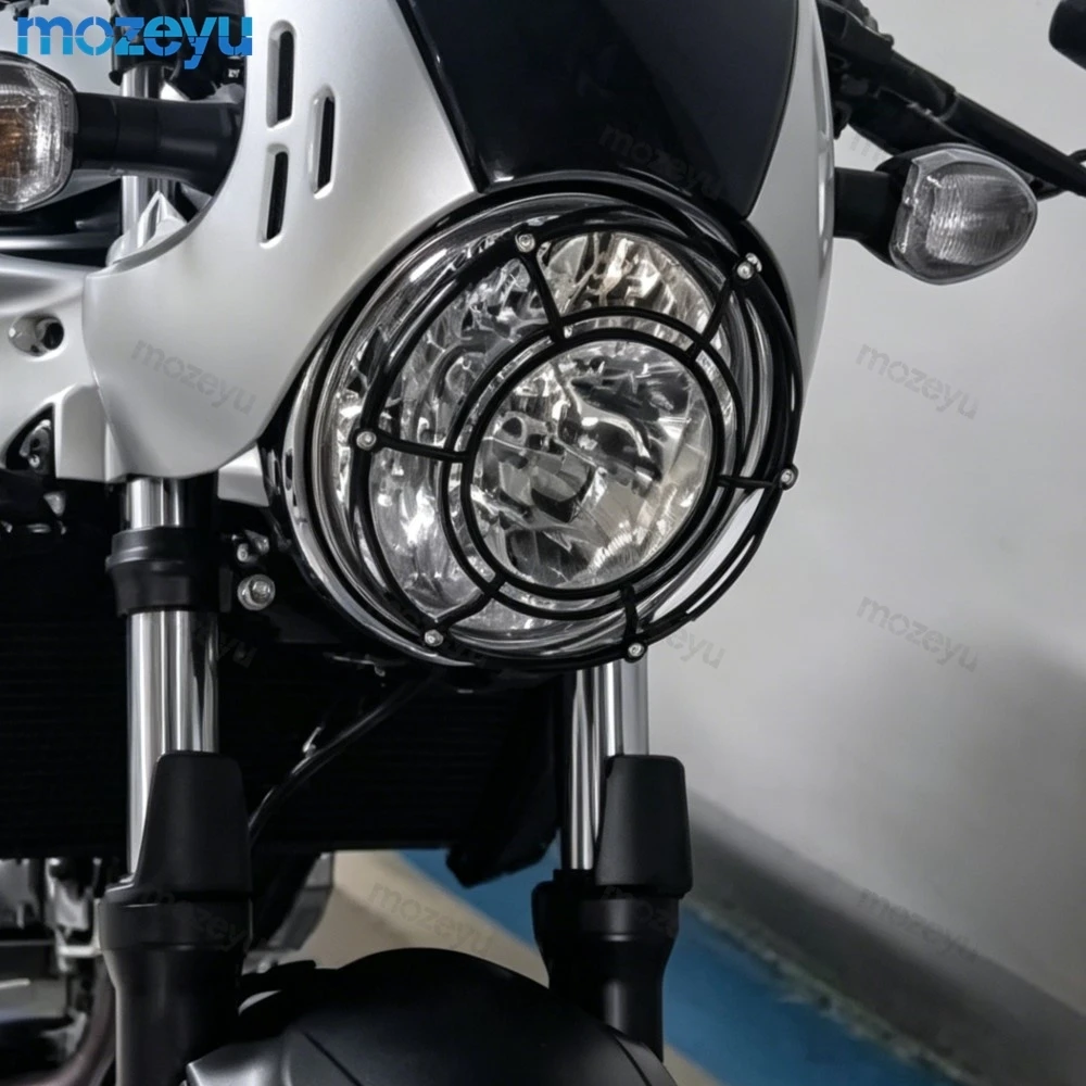 

For Suzuki SV650 SV650X SV650 ABS/X 2026 2025 2024 2023 2022 2021-2016 Headlight Bracket Guard Cover Grill Protector Motorcycle
