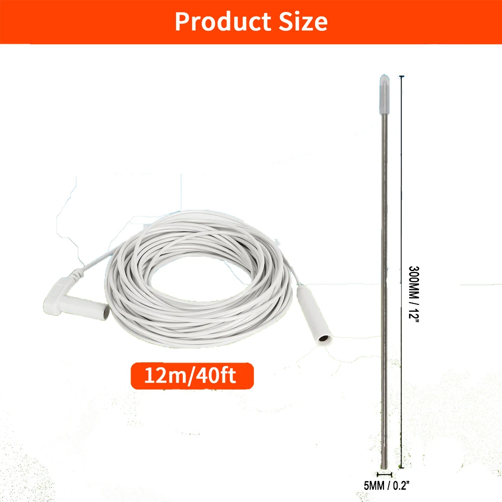 Заземляющий стержень с заземляющей проволокой 40 футов/12 м. Заземленные сварочные стержни. Продукты для помещений. Соединение к листов. Подушечки. Одеяла. Наволочка.