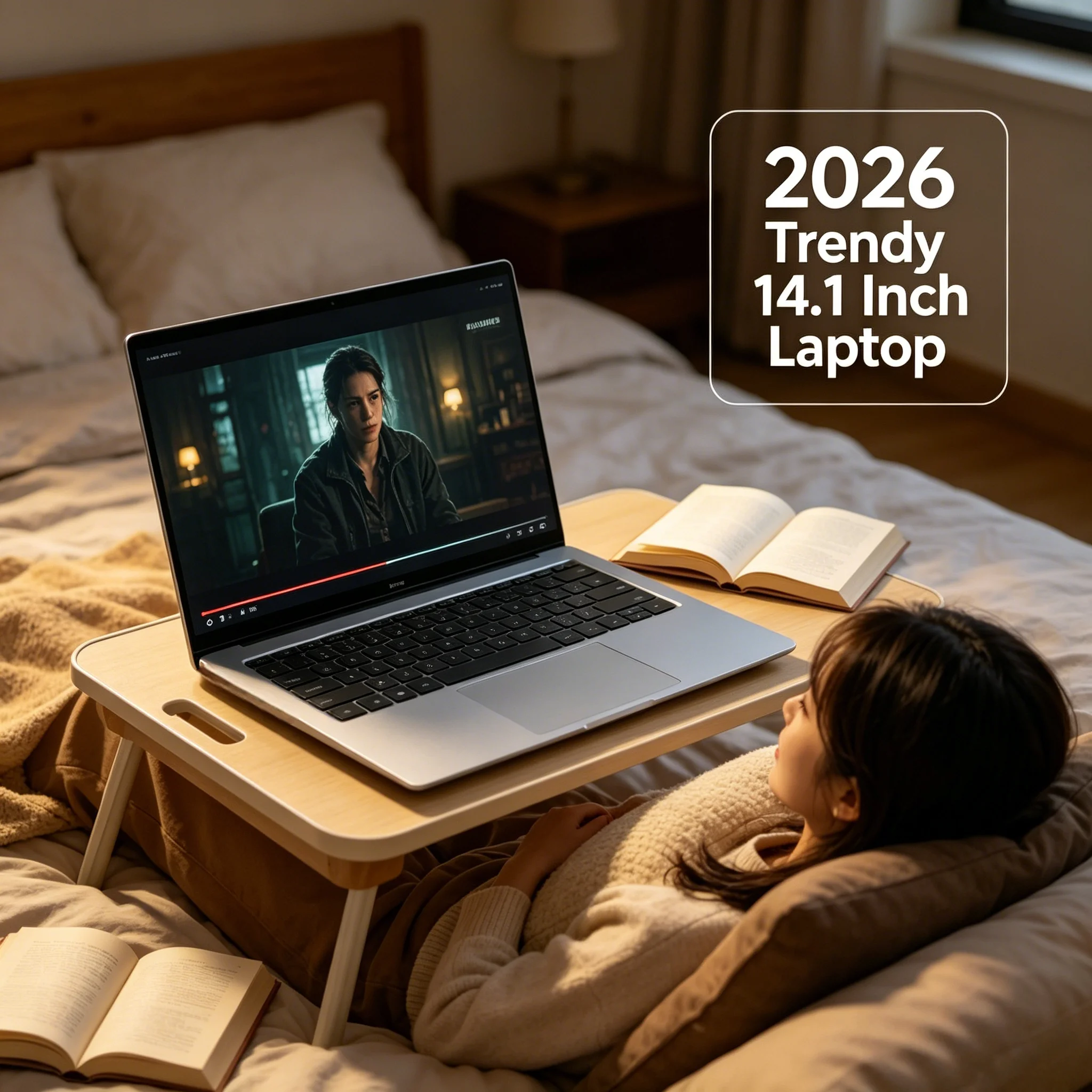Fashion 14.1" Portable Ultrabook Intel N95/6500Y 2TB SSD Win11 Student Office Laptop