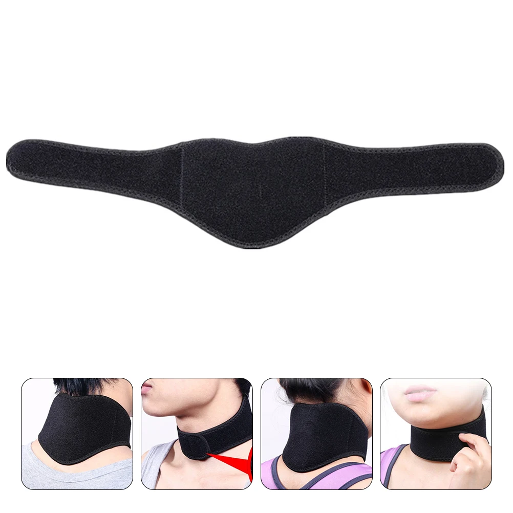 

Heating Neck Massager Cervical Support Belt Premium Fabric Durable Material Magnetic Therapy Pain Relief Heat Therapy Neck Guard