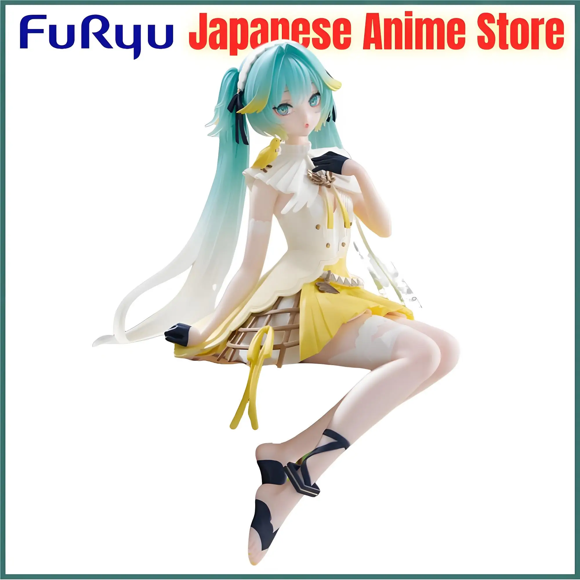 الأصلي Furyu هاتسون ميكو أنيمي ميكو المعكرونة سدادة الكناري أنيمي الشكل عمل تمثال نموذج Figuarts جامع الديكور #1