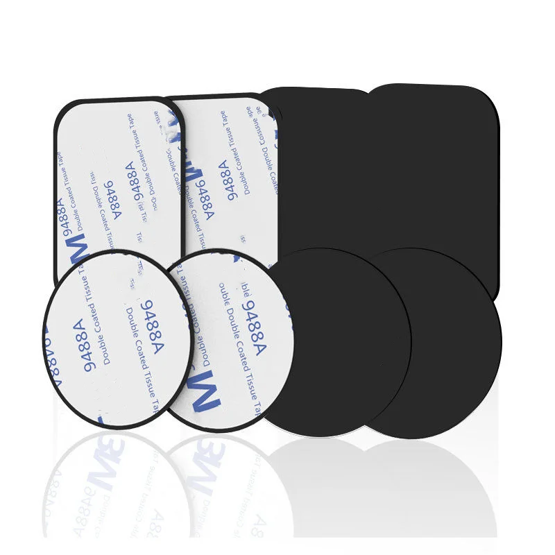5pcs/lot Magnetic Metal Plate For Car Phone Holder Universal Iron Sheet Disk Sticker Mount Mobile Cellphone Magnet Stand