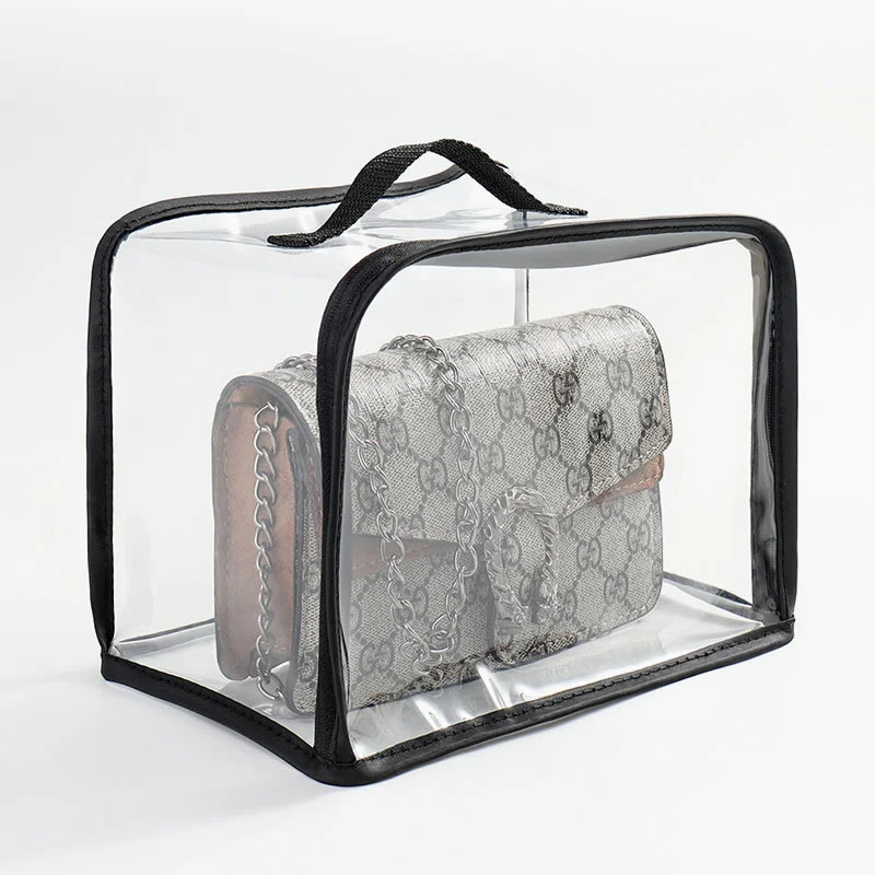 حقيبة شفافة مقاومة للغبار لخزانة الملابس المنزلية حقيبة تنظيم فاخرة مقاومة للماء ومقاومة للعفن والغبار ومقاومة للرطوبة