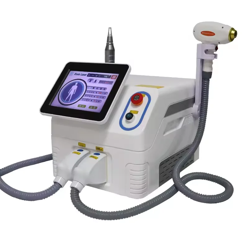 

Professional diode laser hair removal machine 3 wavelength Skin Rejuvenation pico laser tattoo removal nd yag laser device