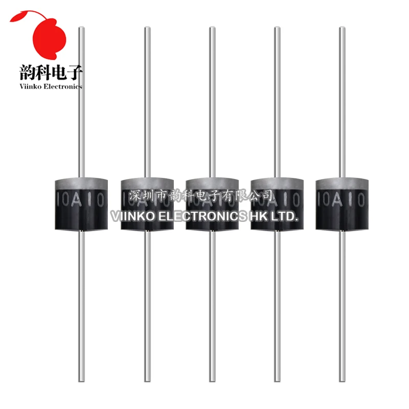 20pcs 10A10 6A10 20A10 R-6 6A 10A 20A 1000V DIP Axial Rectifier Diode Good Quality