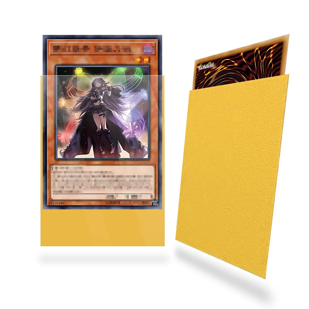 100 Stück 62x89mm Mattierte Weiche Kartenhüllen Top Loader Weiche TCG-Schutzhüllen für YGO Japanische Sammelkarten – Detail 6