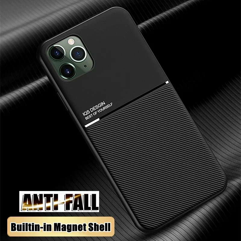 Étui antichoc Funda pour Apple iPhone 11 13 12 14 15 16 17 Pro XS Max Air 17e 16e XR X 8 7 Plus SE 2020 2022 Housse magnétique