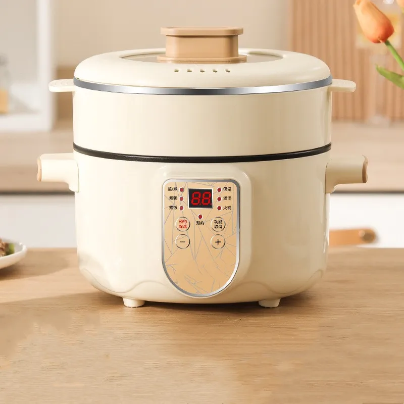 220V Electric Hot Pot Home Large Capacity Electric Saute Pot Smart Non-stick Rice Cooker Erelectric Cooking Pot Kitchen Tools