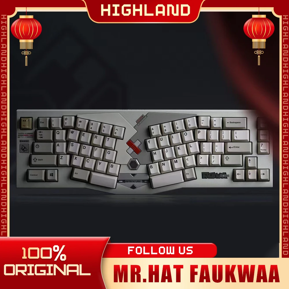 Matrix Lab Mr.Hat Faukwaa Keyboard Kit 8k Hot Swap Single Mode Support Via Keyboard Kit Magnetic Attraction Replacement Custom