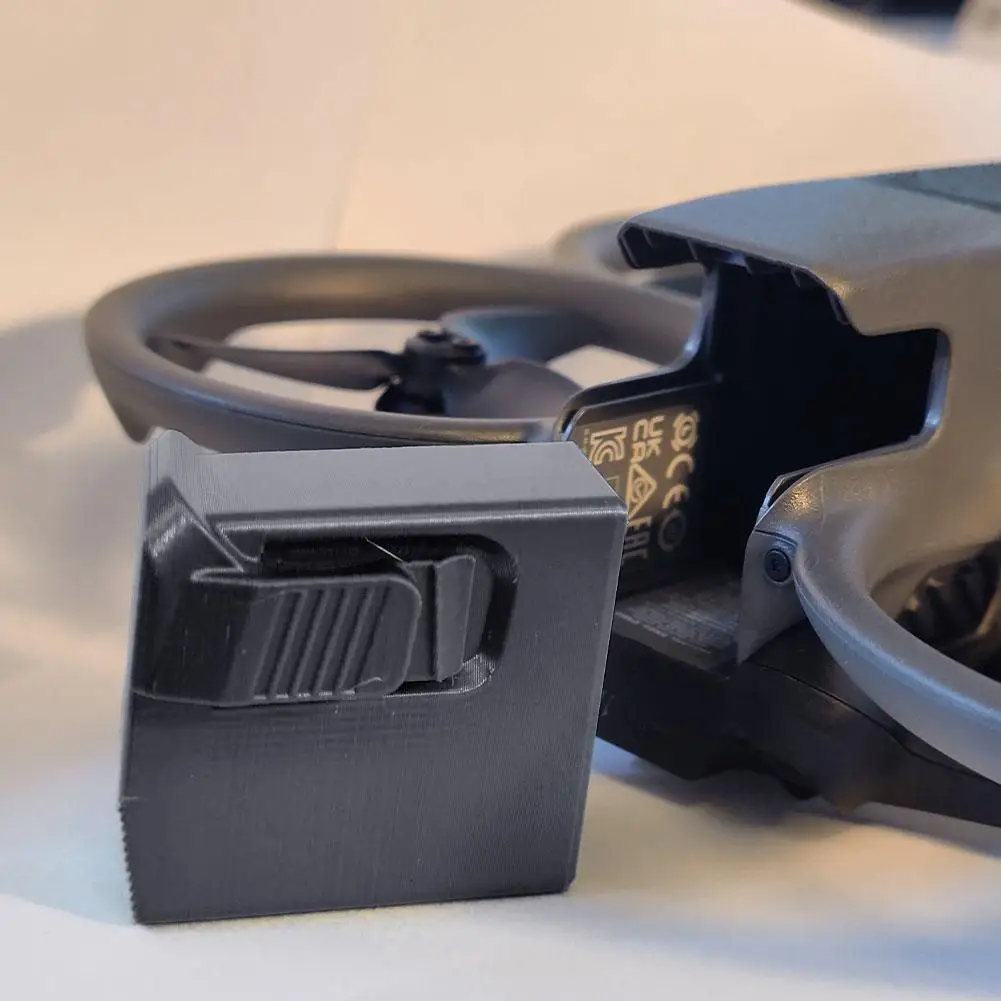 غطاء واقي أسود لفتحة بطارية dji avata2 ، ملحقات طباعة ثلاثية الأبعاد ، جودة عالية