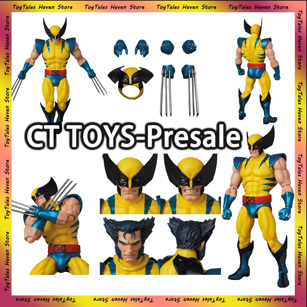 Ct Toys Wolverine Anime Figure Mafex 138 Action Figurine Deadpool Wolverine Deadpool 3 Collections Model Gift Toys for Children