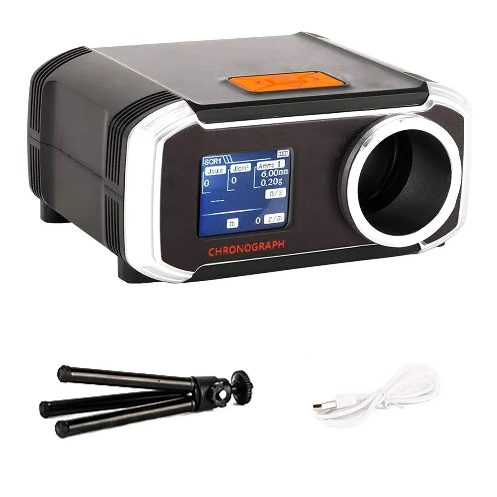 Bluetooth Compatible Chronograph Velocity Tester with LCD Screen Display, Speed Measuring Meter for Bow & Slingshot