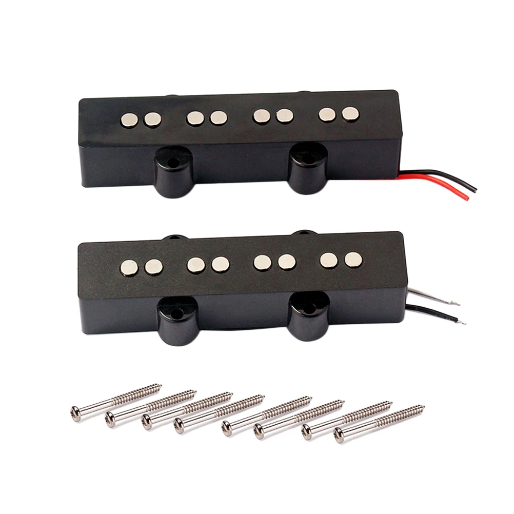 

4 String Electric Bass Pickups Bridge Neck Pickups Jazz JB Bass Guitar Open Style Guitar Parts and Accessories GMB07