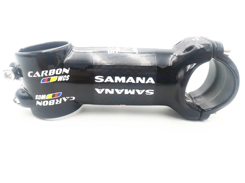 SAMANA WCS road Bicycle stem Aluminum Carbon Stem MTB Mountain Bike Stem Bike Parts 31.8*60-120mm 3K gloss black - Image 3