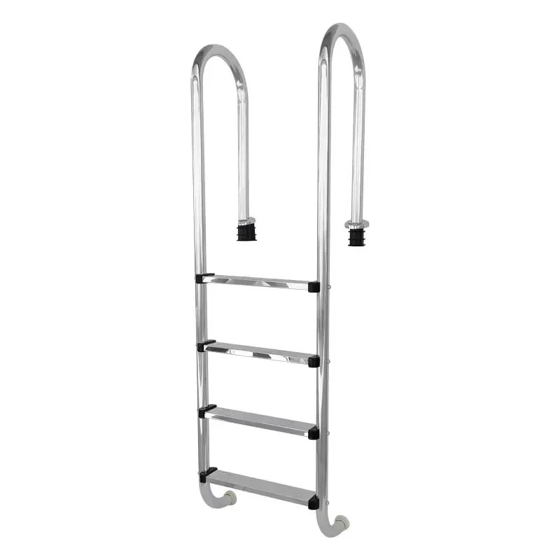 Stainless Steel 3 Step Pool Ladder Outdoor Swimming Pool Access Ladder Heavy Duty Anti Slip Steps for Above Ground Pools 3