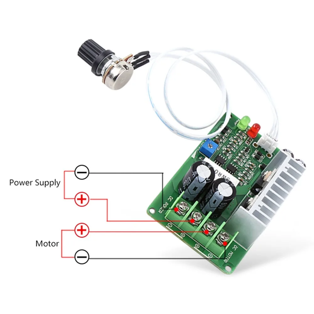 DC Motors DC10-40V Driver Module 15A CCMCP Motor Controller PWM 85.5 x 54 x 27mm Speed Regulator Industrial Applications